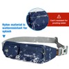 WATERFLY Flat Water Resistant Waist Bag and Belt Bag for