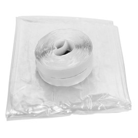 COHEALI Windproof Window Insulation Film Environmental Protection Transparent Film Cold and Dust Resistant for Winter Easy to Remove Suitable for Various Window