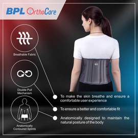 BPL Medical Technologies Bpl Orthocare Lumbar Support-L (Gray)