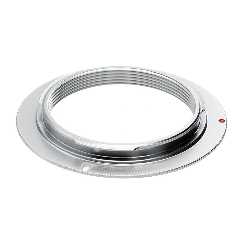 Lens Adaptor for M42 Lenses Suitable for Pentax Cameras Chrome-Plated