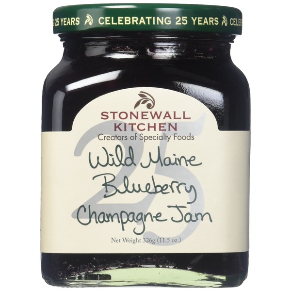 Stonewall Kitchen Wild Maine Blueberry Champagne Jam, 11.5 Ounce
