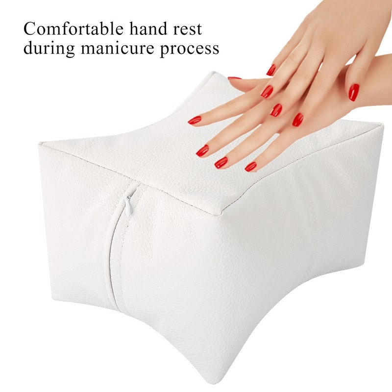 Nail Art Table Hand & Foot Pillow Soft PU Arm