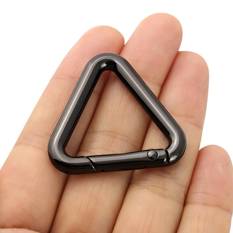Triangle Key Ring, Spring Snap Clip Hook Trigger Keychain Kettle
