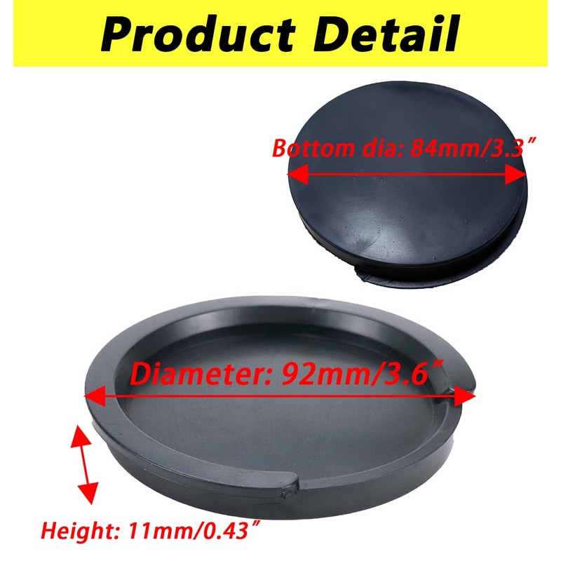 Savagrow 3.3 Inch Guitar Soundhole Cover Silicone Feedback Buster for
