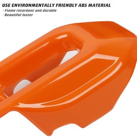 Hoolcar Hood Latch Lock Catch Brackets Cover for 2018-2021 Jeep Wrangler JL JLU & 2020-2021 Gladiator JT, Orange