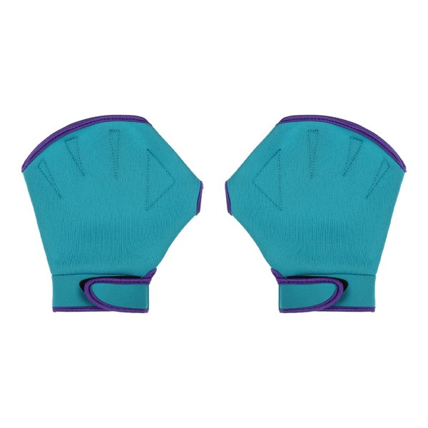 Neoprene Webbed Swim Gloves for Adults & Teens Adjustable Wrist