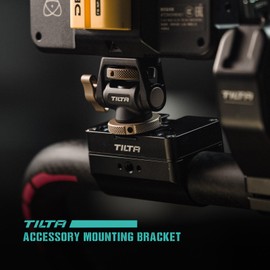 TILTA Accessory Mounting Bracket, NATO Clamp to 1/4″-20 (TA-AMB5-B), 360° Rotation, Load Capacity 4.4 lbs (2 kg)