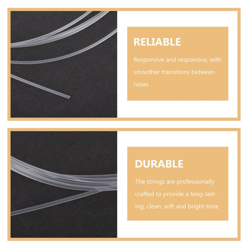 Beavorty 3pcs Balalaika Nylon Strings Balalaika Replacement String Professional Instrument