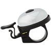 FISCHER Bicycle Bell with Screws and Fixings - Black