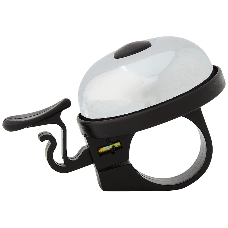 FISCHER Bicycle Bell with Screws and Fixings - Black