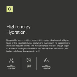 Gainful Hydration + Caffeine Packets with Key Electrolytes Magnesium & Sodium + L Theanine, Low Sugar Drink Mix, Lemon Lime, 21 Sticks