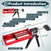 Relaxweex 2 Pack Dual Caulking Gun 12" Dual Cartridge Epoxy