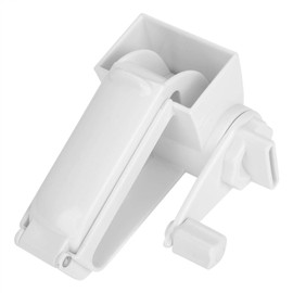 Cheese Grater for Easy Grating of Hard Cheese, Shredder 3 Multi Blade Manual Vegetables with Non-Slip Suction Base Nuts Grinder Cheese Shredder with Brush Peeler White (White)