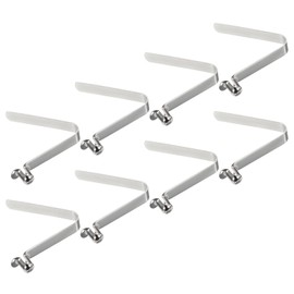 PATIKIL 10.5 x 7.5 mm 8 Pack Kayak Paddle Press Studs Pole Switch Spring Clips Steel Hollow Button Locking Tube Single Pin for Camping Awning Tent Poles