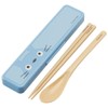 Skater CCS3SAAG-A Antibacterial Chopsticks and Spoon Set for Lunch, Adult