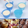 Koluti Reusable Silicone Baking Cups Set of 4, Nonstick Muffin