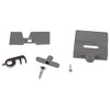 DOMETIC - FERMETURE DE PORTE COUDÉ GRISE POUR REFRIGERATEUR DOMETIC