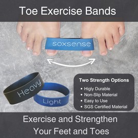 ss soxsense 11 PCS Premium Set Bunion Corrector/Plantar Fasciitis Kit - Toe Bands and Toe Separators for Women and Men- Toe Spacers to Correct Toes and Hammer Toe Alignment