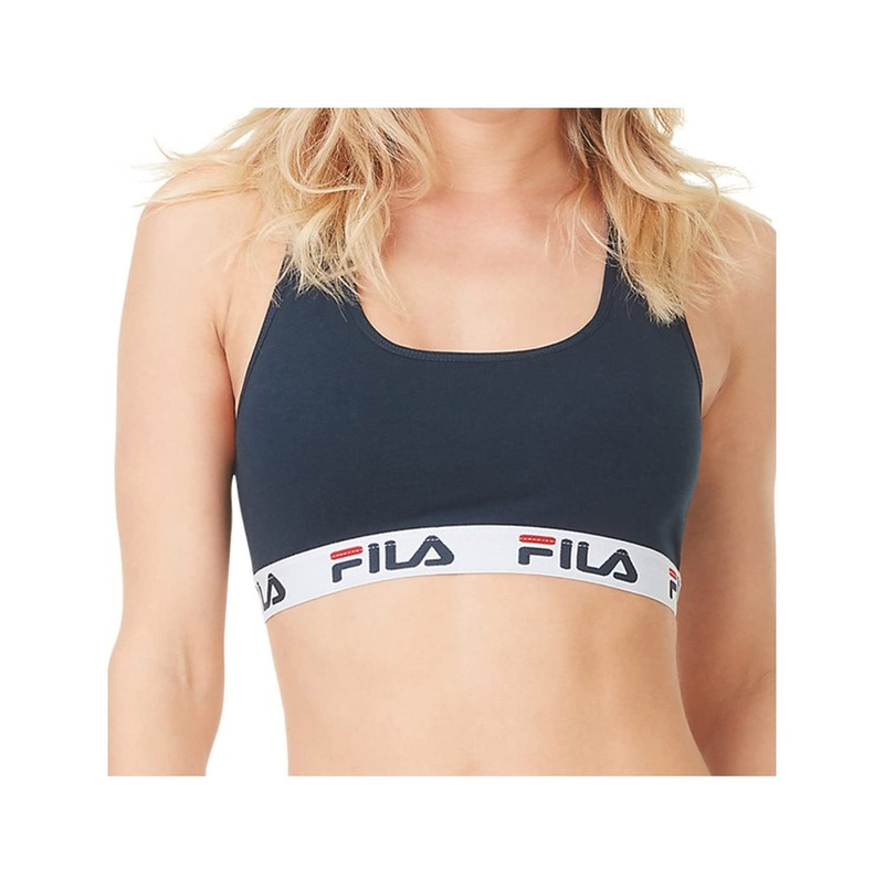 FILA Reggiseno Sportivo Donna in cotone, senza rinforzo, set di