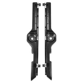 Partuto Bumper Support Bracket No.521160K010/521150K010 - Left Right Side Bumper Bracket for Toyota Hilux 2005-2009 - ABS Plastic Black - 1 Pair