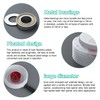 Drill Dust Collector, Pleated Design for Flexible Retraction, Metal Bearing