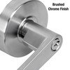 Master Lock Keyed Entry Door Lock, Brushed Chrome Finish Commercial