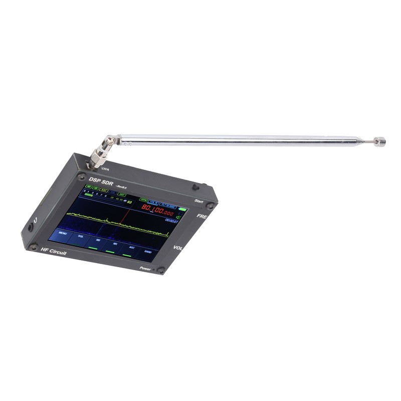 Wireless Receiver Black UltraThin DSP SDR HAM Receiving Radio Equipment