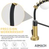 AIMADI Black Faucet Kitchen,Commercial Black Gold Kitchen Faucet Matte Black