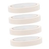 SHINEOFI 4 Rolls High Temperature White Masking Tape Writable for