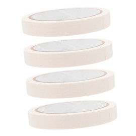 SHINEOFI 4 Rolls High Temperature White Masking Tape Writable for Crafts Home Office School for Painting Decorating and DIY Projects Multi Functional Tapes