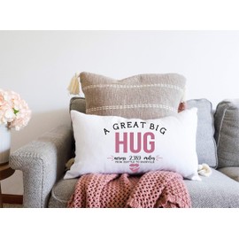 Hug This Pillow Long Distance Gift Valentines Day Gift for Boyfriend LDR Gift Missing You Gift