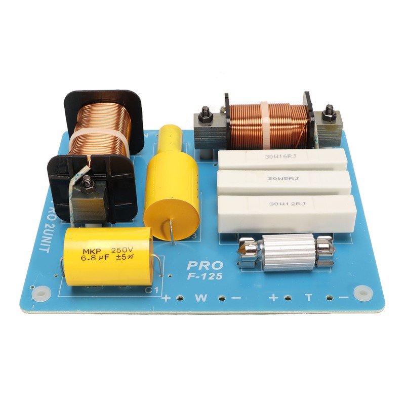 2 Way Crossover 800W Maximum Treble Bass Professional Frequency Divider