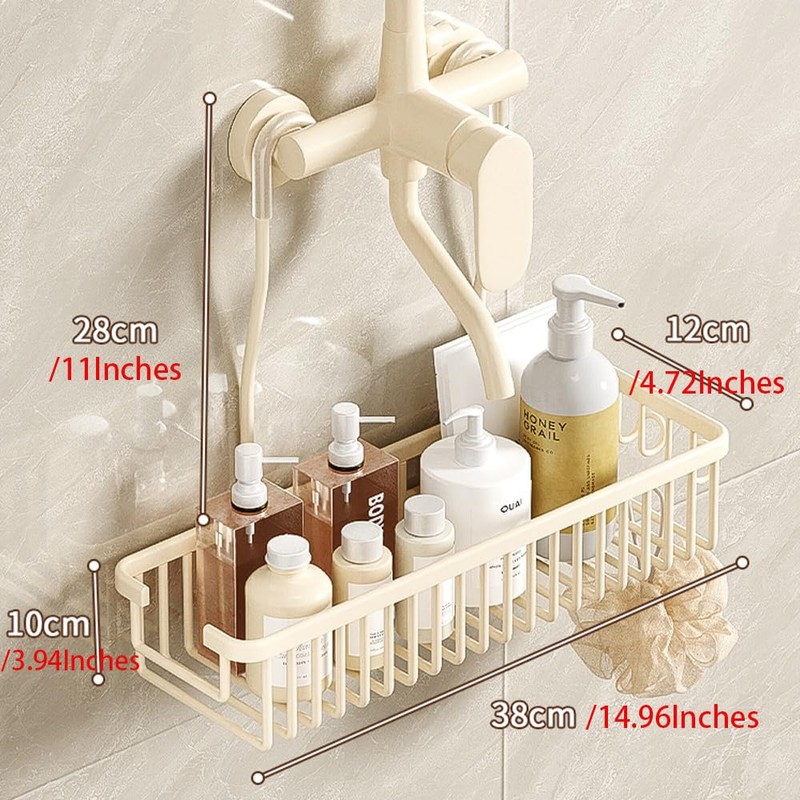 Vilemoon Hanging Shower Caddy Organizer - No Drilling Shower Organizer