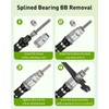 Pawfly Bike Bottom Bracket Tool, Bottom Bracket Removal Tool, 20-Tooth