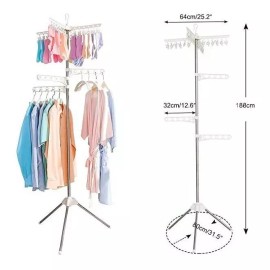 Aidesen Tendedero Colgador Plegable Ropa Multiuso