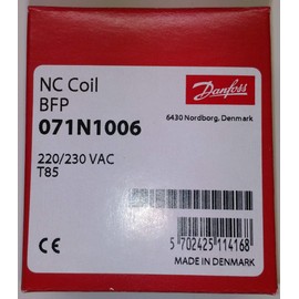 Danfoss NC Solenoid Valve Coil T85"Diamond Coil" for BFP21, BFP31, BFP52 (071N1006)