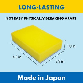 Arawellon Japan Quality Kitchen Dish Sponges [Pack of 4] | Sponges Kitchen, Cleaning Sponge, Cleans Fast Without Scratching, Stands Up to Stuck-on Grime