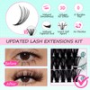 FADVAN 280pcs Eyelash Extension Kit DIY Lash Extension Kit, 9-16mm