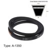 sourcing map A-1350 V-Belt Drive Belt 1350 mm Inner Circumference