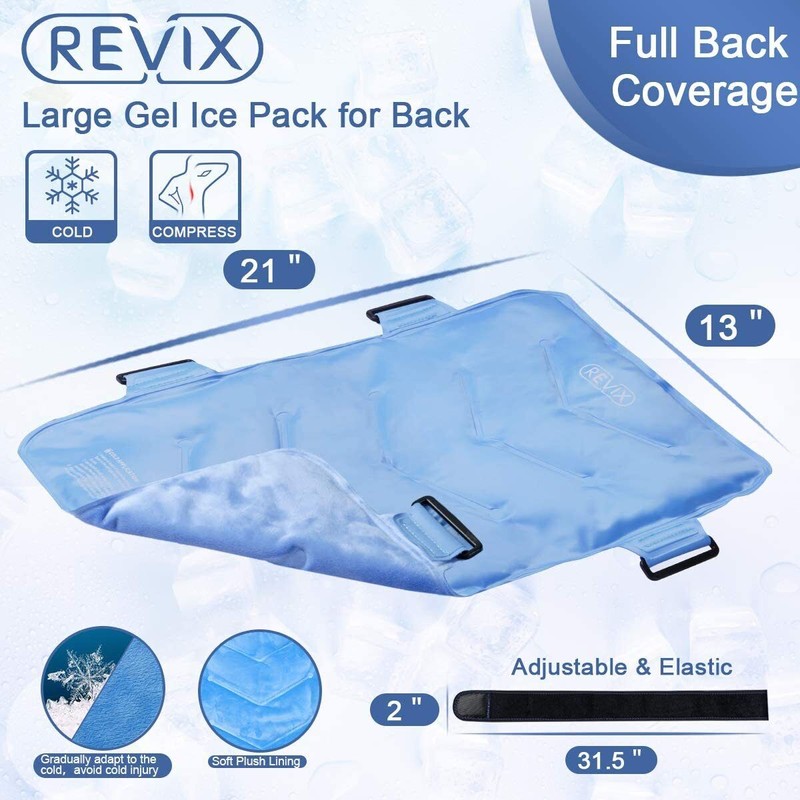 Revix Large Gel Cold Pack Full Body Back Ice Pack