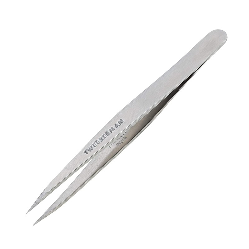 Tweezerman Stainless Steel Point Tweezer in Assorted Colors