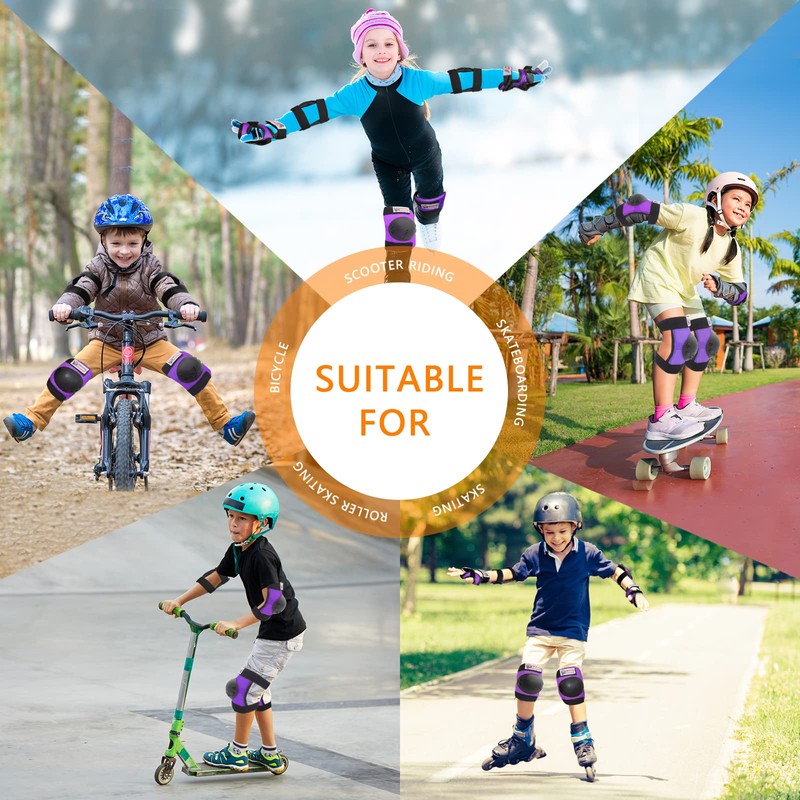 Knee Pads for Kids Protective Gear Set Knee Pads for