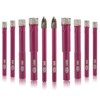 QUEFORET Diamond Drill Bits Set 10pcs - 8pcs 6/6/6/6/8/8/10/10mm Dry