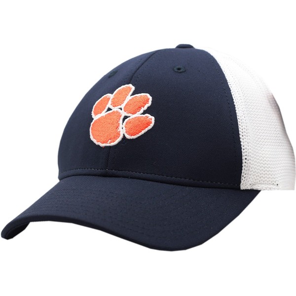 Clemson Tigers 2-Tone Mesh Fitted Cap (Large) Navy Blue/White
