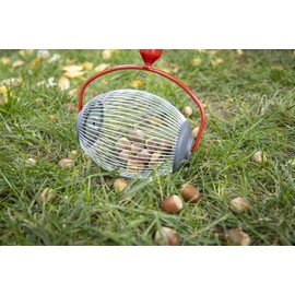 Garden Weasel Nut Gatherer 95404 - Large Nut Gatherer - Yard Roller - Picks up Walnuts, Small Fruits, Sweet Gum Balls, and Magnolia Seeds from 1.5” to 3”