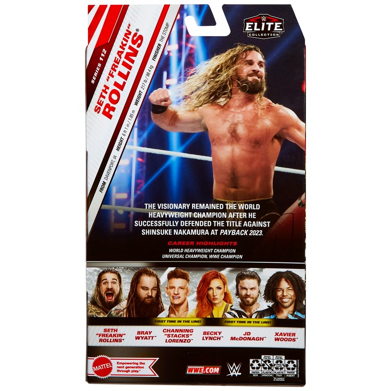Seth Rollins - WWE Elite 112 Toy Wrestling Action Figure