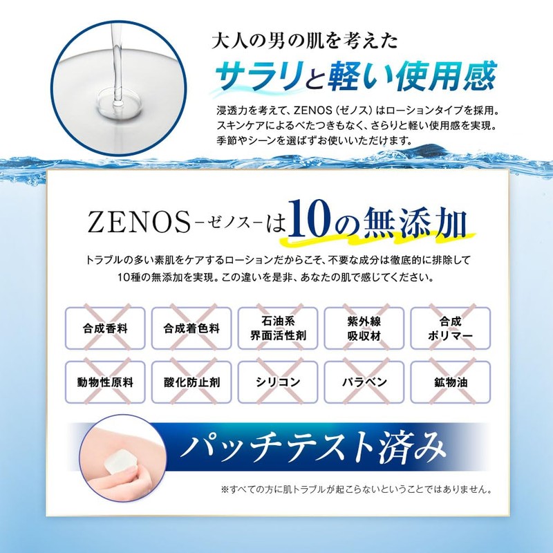 ZENOS Skin Care Lotion, Vitamin C Derivative, Hyaluronic Acid, 3.4