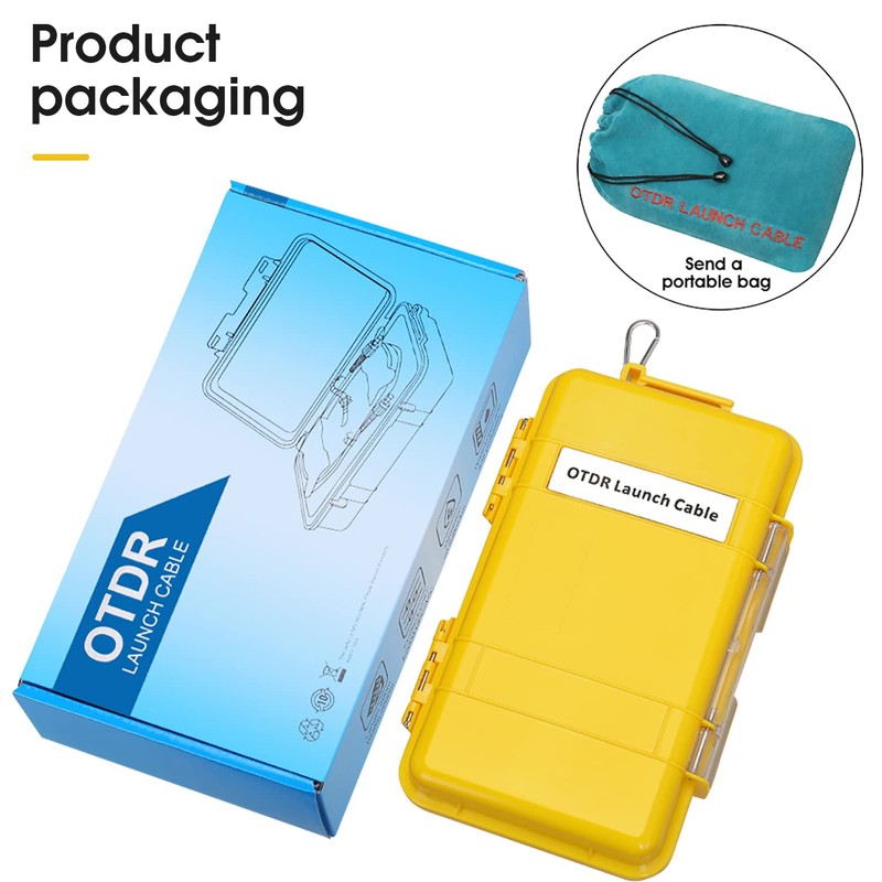 Duogalia OTDR Launch Cable Box 1KM SC/UPC-SC/APC SM（9/125） OTDR Fiber