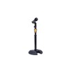Hercules MS100BPLUS - Soporte para micrófono de mesa con base