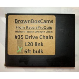 BrownBoxCams Chains Mini Bike Chain Worlds Strongest #35 High HP Chain 6 ft w/Master BrownBoxCams